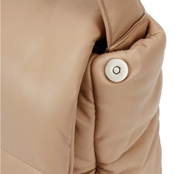 Stand Studio Wanda Faux Leather Quilted Neutral Clutch - Picture 8 of 10